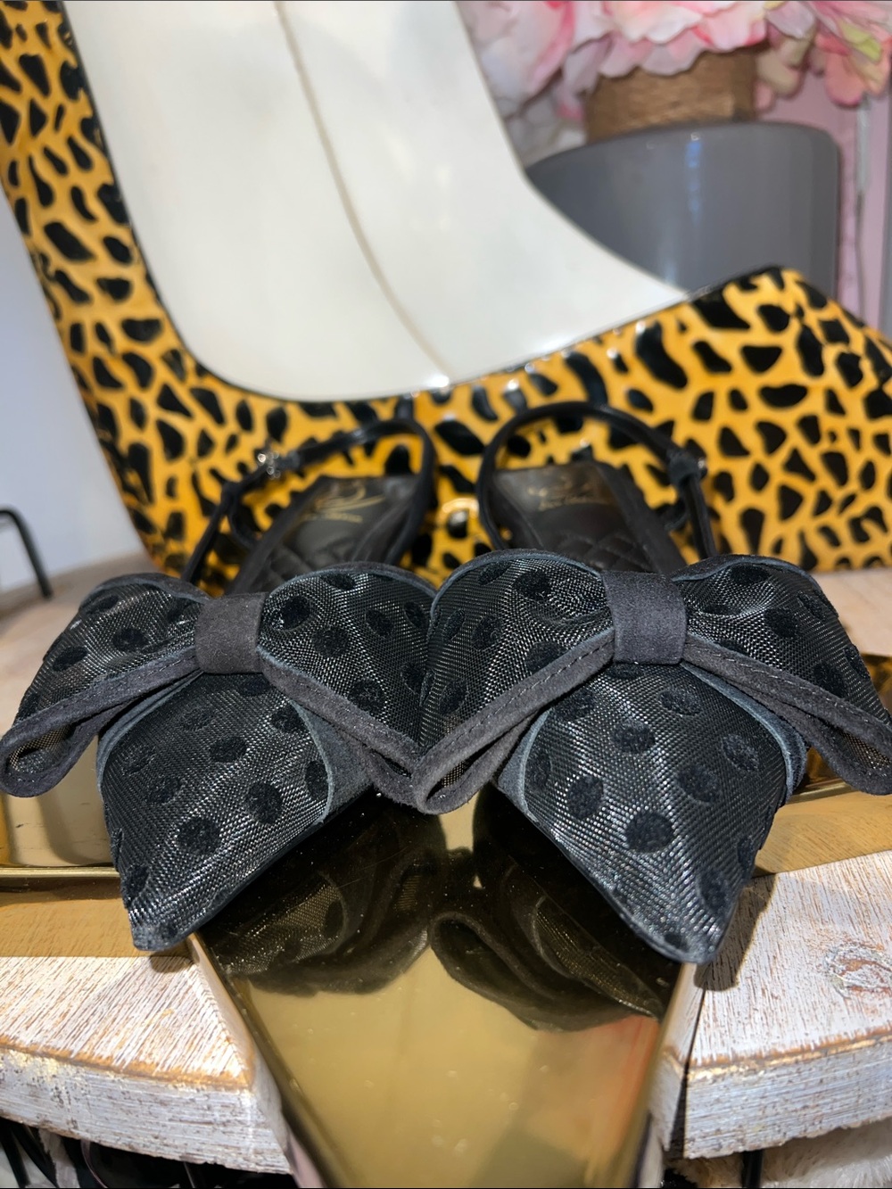 TREENA MESH SLINGBACK KITTEN HEEL Size 7